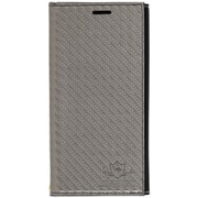 iP22-61-FLC03 [iPhone 14/13兼用手帳型ケース FLAMINGO Carbon Gray × Black]