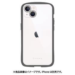 iP22-61-CHC02 [iPhone 14/13兼用背面型ケース Chrome-CLEAR Black]