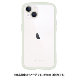 iP22-61-CHC09 [iPhone 14/13兼用背面型ケース Chrome-CLEAR Pistachio]