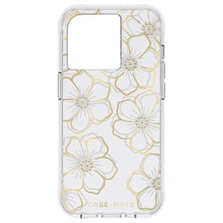 CM049228 [iPhone 14 Pro用ケース Floral Gems 抗菌・3.0m落下耐衝撃]