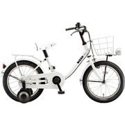 子ども用自転車 2A322A bikke m(ビッケm) 16インチ 変速なし E.YBKホワイト BKM163