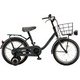 子ども用自転車 2A322B bikke m（ビッケm） 16インチ 変速なし E.YBKダークグレー BKM163