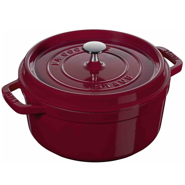 STAUB ストウブ40502-293 [ストウブ ピコ・ココット ラウンド 22cm ボルドー] 両手鍋