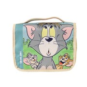 W-TJ292 TOM and JERRY ポスタープリント ハンギングポーチ [キャラクターグッズ]