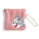 W-TJ253 PI TOM and JERRY カラーペイント ミニバネポーチ ピンク [キャラクターグッズ]