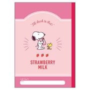 限定 自由帳 PEANUTS Milk stand いちご牛乳 S5924987
