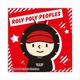 ROLY POLY PEOPLES ステッカー ライナー [キャラクターグッズ]