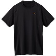 リカバリーウェア リチャージ+ ショートスリーブ メンズ XLサイズ ブラック×ブラック 6430-4823