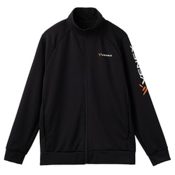 リカバリージャージ ジップアップジャケット メンズ リカバリーウェア ジャージ ブラック Lサイズ 8112