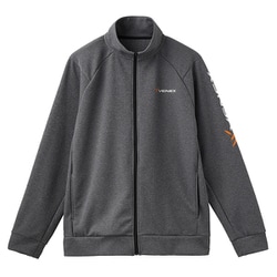 リカバリージャージ ジップアップジャケット メンズ リカバリーウェア ジャージ 杢グレー Xサイズ 8112
