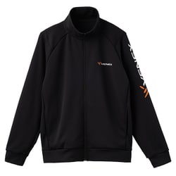 リカバリージャージ ジップアップジャケット レディース リカバリーウェア ブラック Mサイズ 8162
