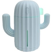 加湿器 卓上 超音波式 うるサボ サボテン型 LED 軽量 コンパクト ブルー DLJSQ19123
