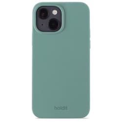 15497 [ソフトタッチシリコーンケース iPhone 14/13用Moss Green]