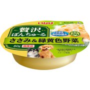 贅沢ぽんちゅ～る ささみ＆緑黄色野菜 [犬用 80g 総合栄養食]