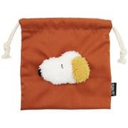 178053-22 PEANUTS ボアフェイス巾着 アンディ [キャラクターグッズ]