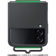 EF-GF721TBEGJP [Galaxy Z Flip4 Silicone Cover with Strap/Black]
