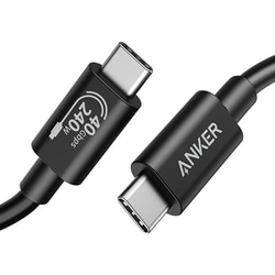 Anker 515 USB-C ＆ USB-C ケーブル （USB4対応 1.0m） Black A8487011