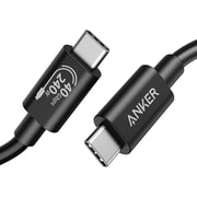Anker 515 USB-C & USB-C ケーブル (USB4対応 1.0m) Black A8487011