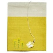 布のブックカバー 文庫サイズ 菜の花畑 SBC017-02