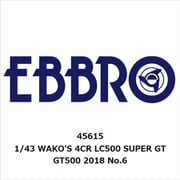 45615 1/43 WAKO'S 4CR LC500 スーパーGT GT500 2018 No.6 [ダイキャストミニカー]
