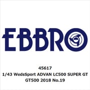 45617 1/43 WedsSport ADVAN LC500 スーパーGT GT500 2018 No.19 [ダイキャストミニカー]