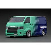 IG2809 1/18 T･S･D WORKS ハイエース グリーン/ブルー [レジンキャストミニカー]