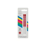 クインクフロー ボールペン替芯 バリューバック エコノミー レッド M(0.7mm) 2本入 2166545