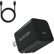 USB急速充電器 MPA-ACCP33シリーズ USB PD(パワーデリバリー)対応 20W USB-C×1 USB-C端子ケーブル付き（長さ1.5m） スイングプラグ採用 ブラック MPA-ACCP33BK