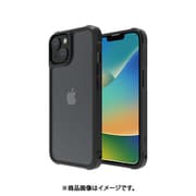 ATLAIP2022-61BK [iPhone 14用ケース LINKASE AIR ゴリラガラスiPhoneケース（側面TPU：ブラック）耐衝撃 透明度 MagSafe充電対応]