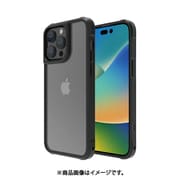 ATLAIP2022-61PMBK [iPhone 14 Pro Max用ケース LINKASE AIR ゴリラガラスiPhoneケース（側面TPU：ブラック）耐衝撃 透明度 MagSafe充電対応]