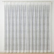 既製カーテン レース ナミナミボイル 100cm×198cm ホワイト V1346