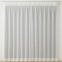 既製カーテン レース イェティボイル 100cm×176cm ライトベージュ V1356