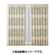 既製カーテン ドレープ ミチクサ 100cm×200cm ベージュ V1361