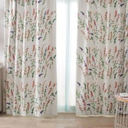 既製カーテン ドレープ コレット 100cm×200cm レッド V1325