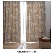 既製カーテン ドレープ イハナ 100cm×135cm グレー V1310