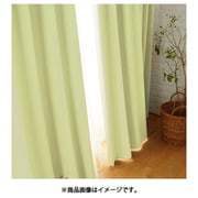 既製カーテン ドレープ プライム2 100cm×135cm ライトグリーン V1816