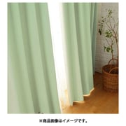 既製カーテン ドレープ プライム2 100cm×200cm イエローグリーン V1817