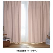既製カーテン ドレープ ノーチェ 100cm×200cm ピンクベージュ V1129