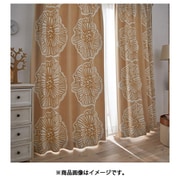 既製カーテン ドレープ ダイリン 100cm×200cm ベージュ V1246