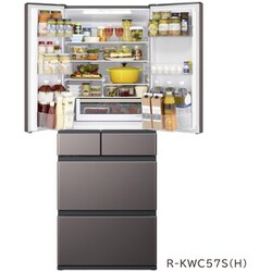 ヨドバシ.com - 日立 HITACHI R-KWC57S S [冷蔵庫 KWCタイプ（567L・幅