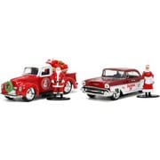 JADA34441 1/32 1941 フォード ピックアップ＆1957 ベル エアー サンタ2台セット サンタ＆Mrs.クロースフィギュア付 [ダイキャストミニカー]