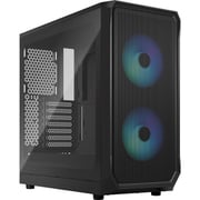 ミドルタワー型PCケース Focus 2 RGB Black TG Clear Tint FD-C-FOC2A-03