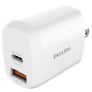 USB急速充電器 USB PD3.0（パワーデリバリー3.0）/QC3.0（クイックチャージ3.0）対応 20W USB-C×1/USB-A×1 折りたたみ式プラグ採用 ホワイト DLP4326C