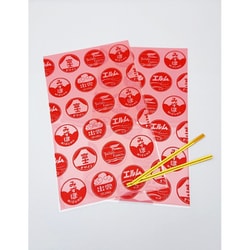 鉄道グッズ ラッピングバッグ ヘッドマーク RED