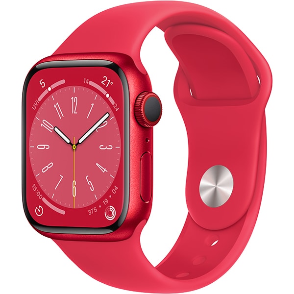 Apple Watch Series 8 （GPS ＋ Cellularモデル）- 41mm（PRODUCT）REDアルミニウムケースと（PRODUCT）REDスポーツバンド - レギュラー [MNJ23J/A]