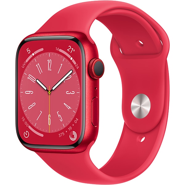 Apple Watch Series 8 （GPS ＋ Cellularモデル）- 45mm（PRODUCT）REDアルミニウムケースと（PRODUCT）REDスポーツバンド - レギュラー [MNKA3J/A]