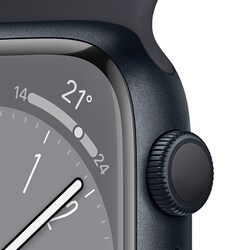 Apple Watch Series8 41mm GPS ミッドナイト 100%