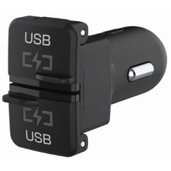純正風DC充電器 USB-A2ポート 合計4.8A 自動判定 DC-048
