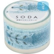 SODA 透明マスキングテープ ウルフ CMT30-015