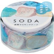 SODA 透明マスキングテープ(型抜き) コウセキ CMTD20-002